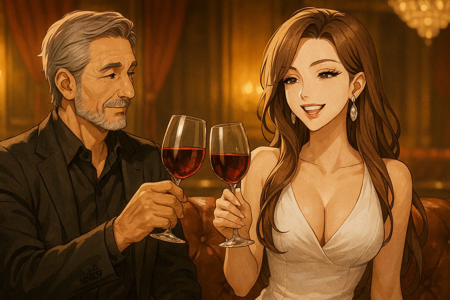 キャバクラで扱いが違う男が生まれる理由を、黒服15年の視点で表現したイメージ