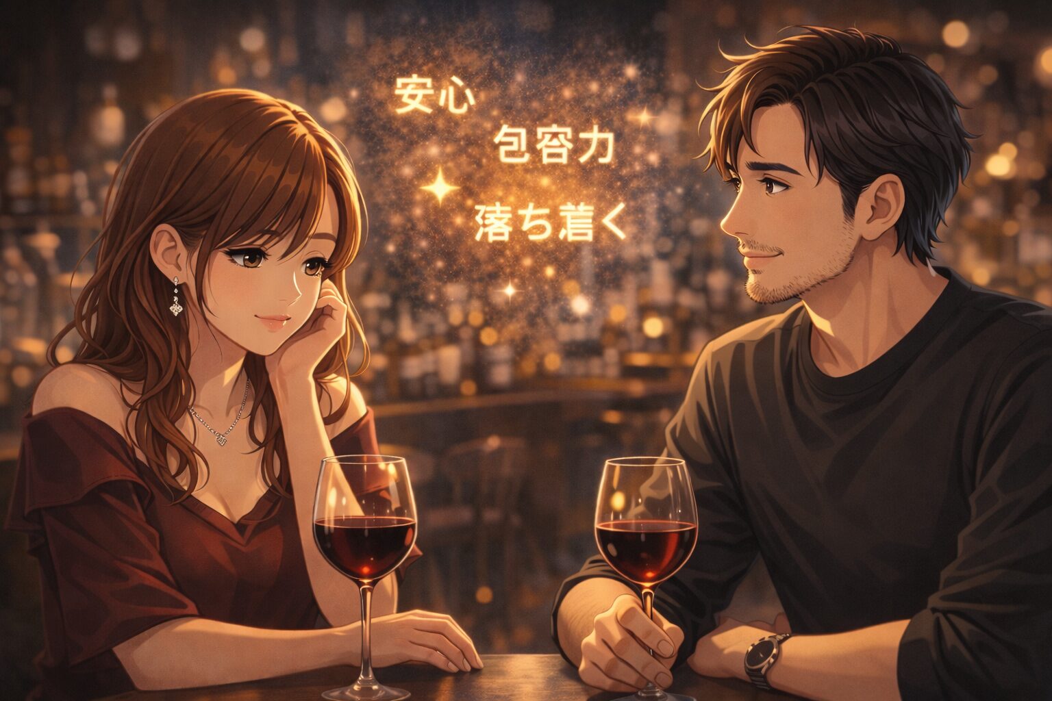 女性が安心して話せる男性との会話