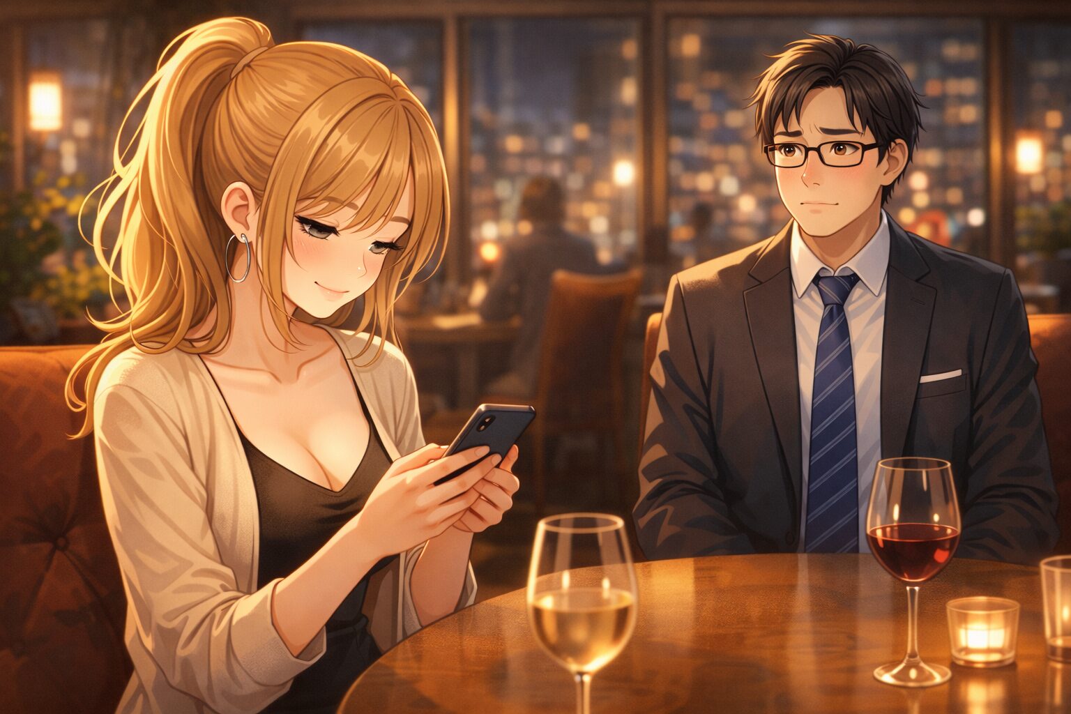 デート中に女性に違和感を感じて気持ちが冷める男性