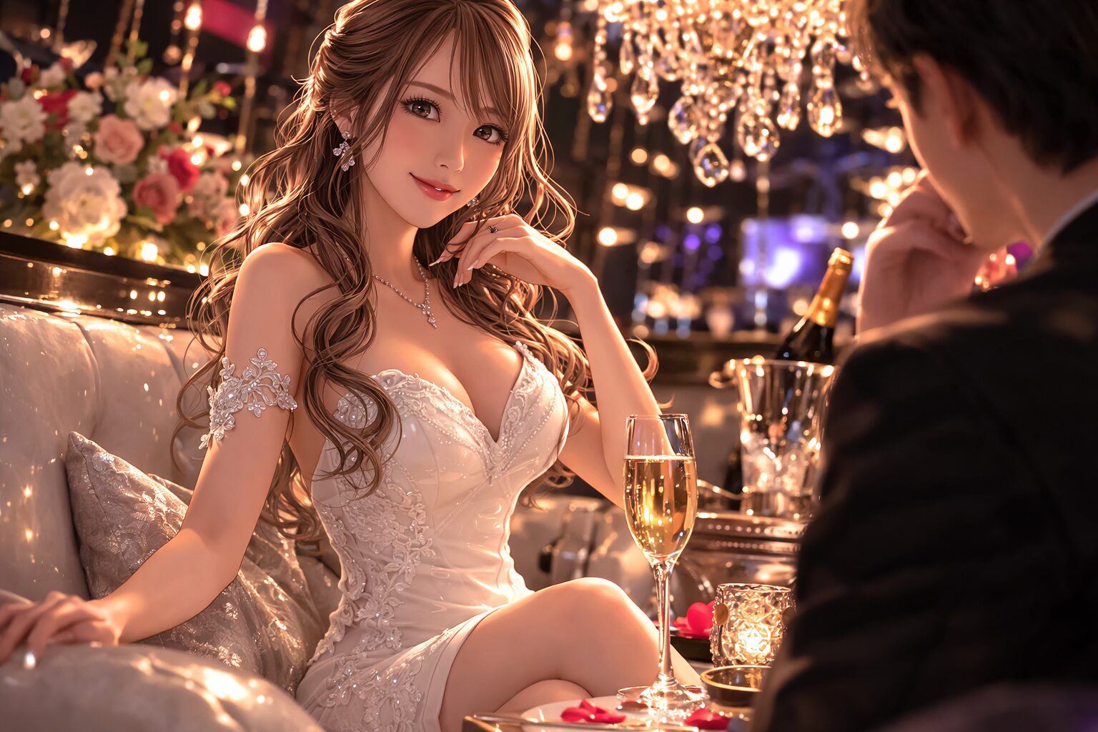 キャバクラで接客するキャバ嬢の基本イメージ