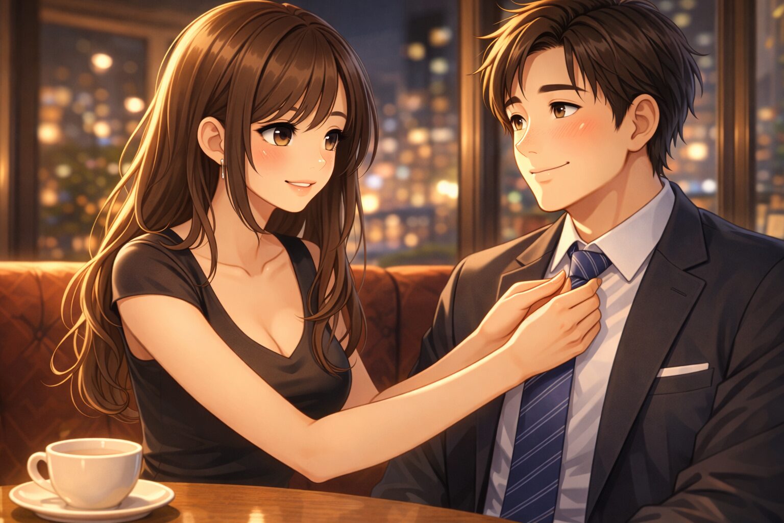 優しく見つめる女性に本気で惹かれる男性