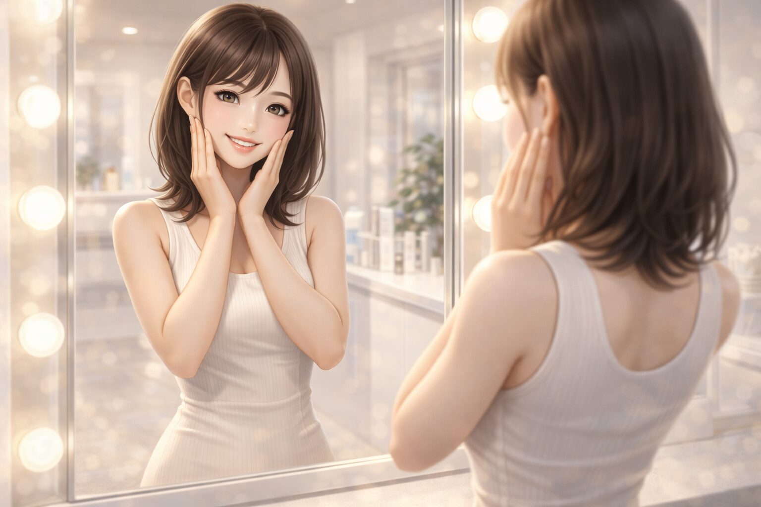 美容医療の知識を整理して理解を深める女性のイメージ